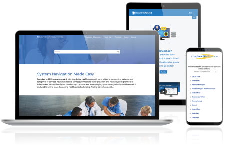 THLIN websites on mobile, tablet, and laptop